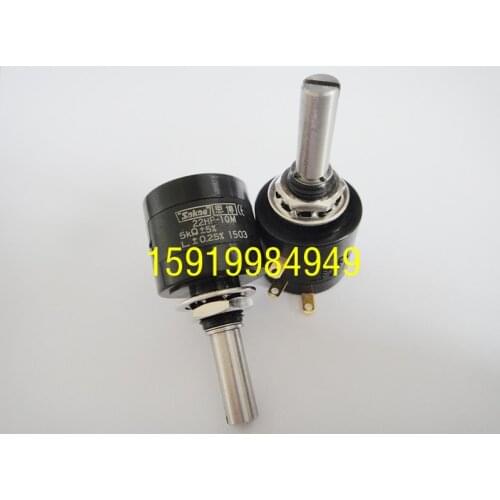 SAKAE 22HP-10M 1K multi-turn wire potentiometer shaft length 25mm switch