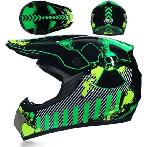 Professional Racing Motorcycle Off-road Helmet ATV Dirt Bike Helmet MTB Mountain Motocross Full Face Helmet Free Gift Capacetes