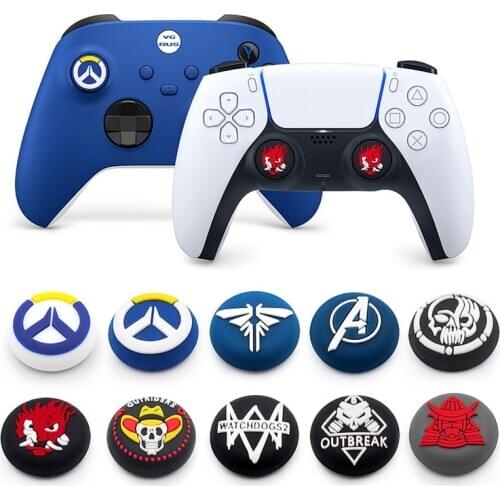 Thumb Stick Grip Cap Soft Silicone Thumbstick Joystick Cover For Sony Playstation5 PS5 PS4 PS3 For Switch NS Grip Caps