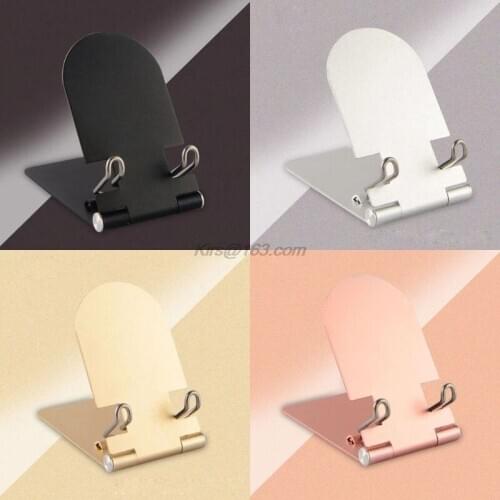 Universal Aluminum Desk Metal Foldable Adjustable Angle Stand Mount Holder Cradle for iphone ipad Cellphone Mobile Phone Tablet