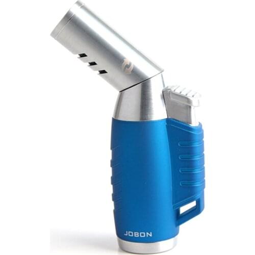 Rotatable Three Straightcreativelighterspraygunweldingtorchinflatablelighter Butane Gas Lighter Stainless Steel Gift