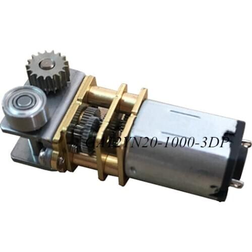 Right Angle output N20 DC Gear motor DIY 3D Printing Pen Special Motor CW (46# Steel Industrial)
