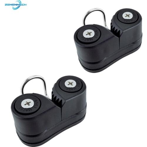 2PCS Nylon Ball Clamp with Leading Ring Card Line Machine Automatic Rope Clamping Plate Pilates Equipment Boat Fast Entry Rope