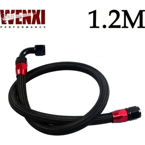 1.2Meter 10 AN AN10 Fuel Oil Line + AN10 Straight AN Swivel Fitting + 90Degree Swivel Fitting