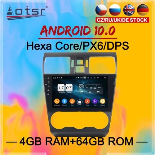 2 Din IPS Screen Android 10 DSP Car Multimedia Player For Subaru Forester WRX 2013-2017 Navigation Audio Radio Stereo Head Unit