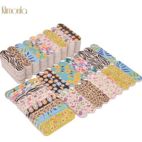 200Pcs Mini Nail File Sanding Buffer Manicuring Buffing Polish Gel Polish Disposable Nail Files Nail Tool for a manicure 150grit