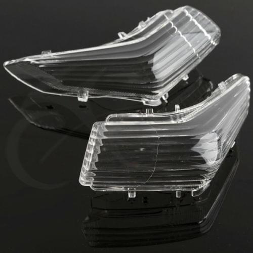 2PS Clear Front Motorcycle Turn Signal Lens FOR SUZUKI GSR400 GSR600 GSR400/600 2006-2012