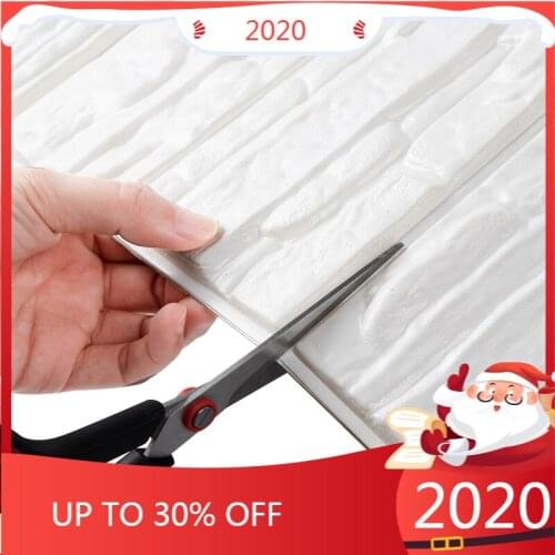 3D Wall Stickers Bedroom Decor Foam Brick Room Decor Wallpaper Wall Decor Living Wall Sticker For Kids70*77cm DIY Self Adhesive