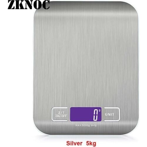 5/10kg Kitchen stainless steel Weighing scale LCD Display electronic Food Diet Precise Scale for Household Cooking baking