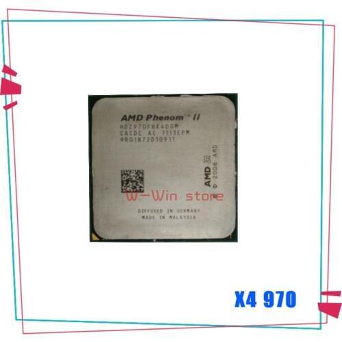 AMD Phenom II X4 970 X4-970 Black Edition 3.5Ghz HDZ970FBK4DGM 125W Desktop CPU Socket AM3