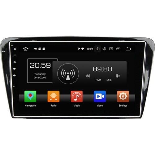 10.1" Android 8.0 Car DVD Radio GPS Navigation for Skoda Octavia 2014 2015 2016 4GB RAM Bluetooth WIFI USB 32GB ROM