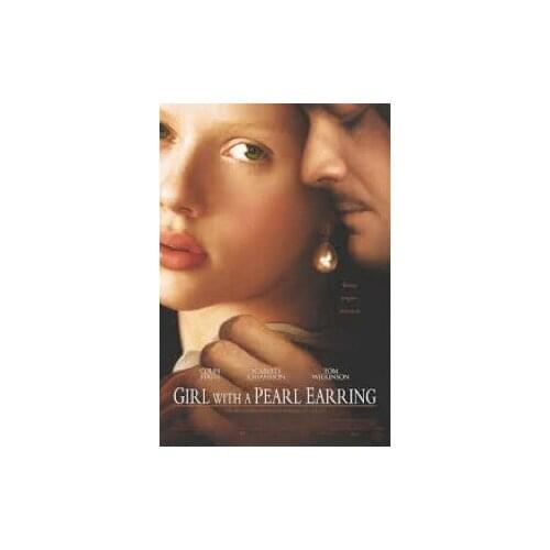 Girl With a Pearl Earring 2003 Classic Movie Film TV Retro Vintage Poster Canvas Painting DIY Wall Paper Home Decor Gift