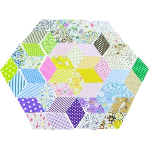 Diamond Telas Cotton Patchwork Fabric Charm Quilting Tilda Quilting Fabrics Random delivery 100 pcs/lot 50 Designs 5CMx5CM