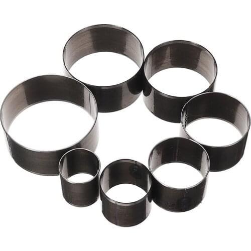 7Pcs Round Shape Leather Bell Cutter Knife Mold Die Template Cutting Punching Tool Leather Cutting Die