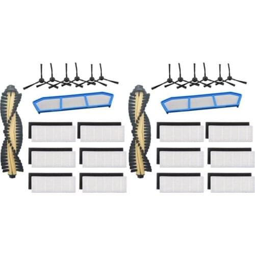 1Set Accessories Kit for Ilife A4 A4S A40 Vacuum Cleaner Parts HEPA Filter Primary Filter Side Brush Roll Brush