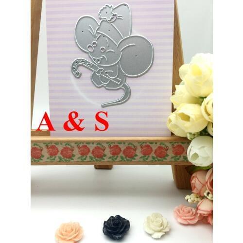 METAL CUTTING DIES Cartoon Mouse gift Scrapbook card album wedding paper craft home decor embossing stencil punch H21