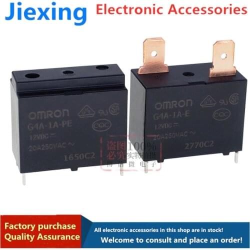 Omron Relay G4A-1A-PE E-CN-5V 12V 24VDC DC5V/12V/24V 4 feet 20A