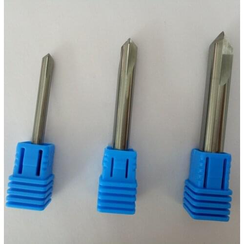 3 PCS tungsten steel alloy coating 3-12 mm milling cutter chamfering cutter chamfer Angle of 90 DEG