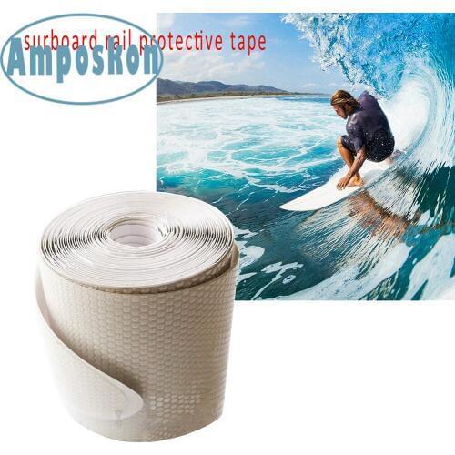 2 PCS/Set 83''/75'' Transparent SUP Board Protection Tape Surfboard Rail Protective Film Surf Leash Paddle Board Protection Edge