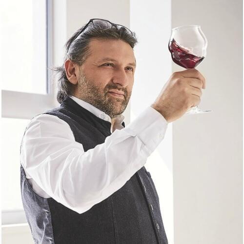 France C&S Macaron Design Collection Level Burgundy RED Wine Glass Decanter Crystal Wedding Champagne Sherry Goblet Whisky Cup