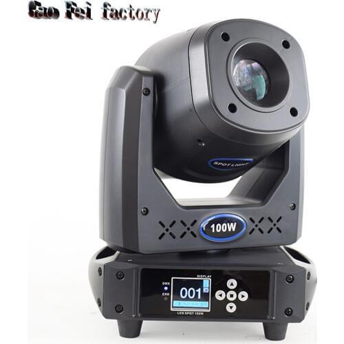 LED Spot Lyre 100W Gobo Moving Head Light DMX 512 Control Disco Projector Lights For Stage Theater Nightclub Party Show