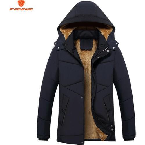 Winter Jacket Men Clothes 2018 Casual Stand Collar Hooded Collar Fashion Winter Coat Men Parka Outerwear Warm Jacket