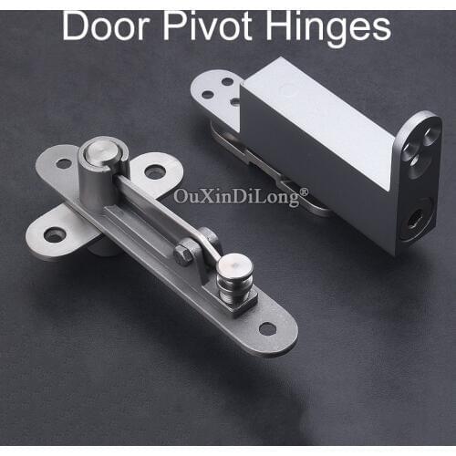 10Set Stainless steel Self Close Pivot Door Hinges Invisible Hidden Install Up and Down Door Hinges with Buffer Function GF234