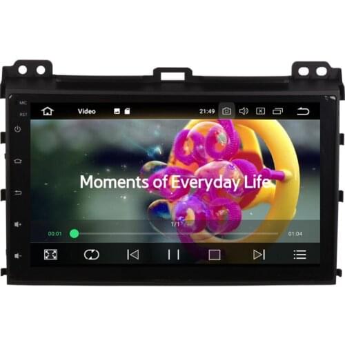 Android 8.0 Octa Core 4GB RAM IPS Screen Car GPS Radio Head Unit with Bluetooth For Toyota Prado Lexus Gx470 2002-2009 Wifi OBD