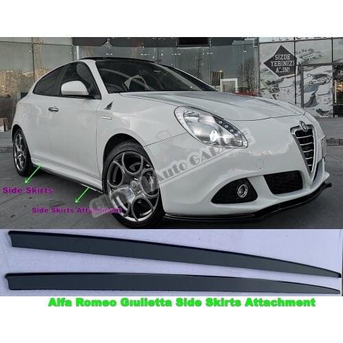 For Alfa Romeo Giulietta Side Skirt Attachment 2010-2020 Sill Trim Car Styling Auto Accessory Universal Spoiler Mud Flaps Sport