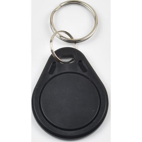 100pcs RFID Key Fobs Chain 125KHz Proximity ABS Key Tags Rewritable Access Control ATMEL T5577 Hotel Door Lock