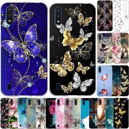 For Samsung Galaxy A01 Case Cover For Samsung Galaxy A01 Phone Cover Silicone Soft TPU Coque Full 360 Protective Bumper Fundas