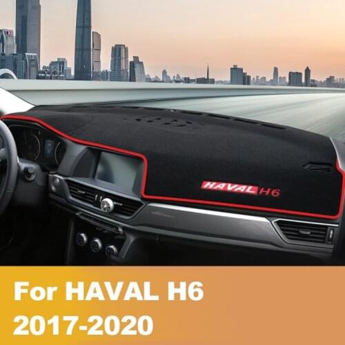 For Haval H6 2017 2018 2019 2020 Car Dashboard Cover Mat Avoid light Pad Sun Shade Dash Board Cover Carpets Accessories