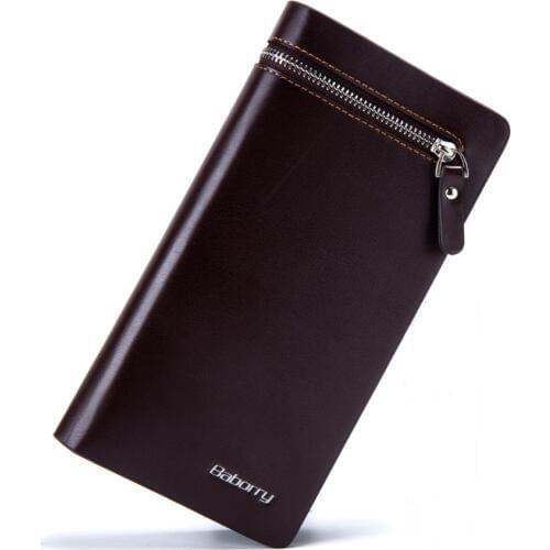 Hot Sale Long PU Male Men Wallet Purse Boy Day Clutch Bag Coin Money Gift Man Dollar Price Multi Pockets Cards Photo Holder W16