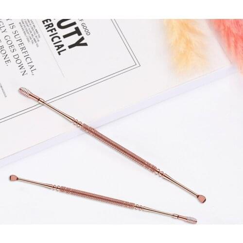 2Pcs/Set Ear Pick Spiral Head Spring Stainless Steel Ear Cleaner Massage Flexible Ear Wax Remover Canal Cleaner Ear Care Tools
