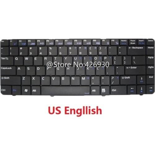 Laptop Keyboard For Hasee A400-D2500 US English SP Spanish DOK-V6190A 95-00-SP 1305 DOK-V6190A US 8502000191+034 8502000198+034