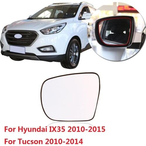 CAPQX For Hyundai IX35 2009 2010 2011 2012 2013 2015 Outside Rearview Mirror Glass Lens with Heating or not