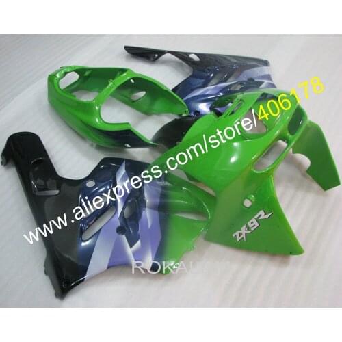 Best Price ZX 9R ZX-9R 94-97 Full Fairing Kit For Kawasaki ZX9R 1994-1997 Green Black Motorcycle Fairings