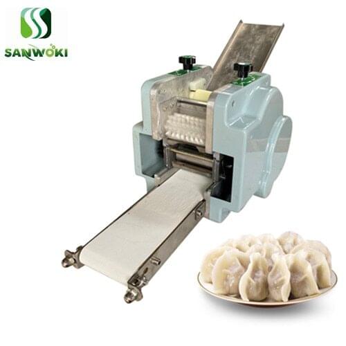 Dumpling skin machine dumpling dough wrapper making machine Automatic Wonton Dumpling skin Press Machine gyoza skin machine