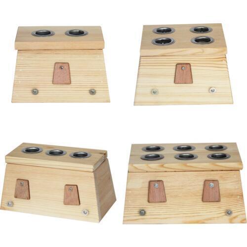 Body Massage with Moxibustion Bar and Moxibustion Column in Wood Products Porous 1/2/3/4/6 Hole Moxa Roll Acupuncture Device