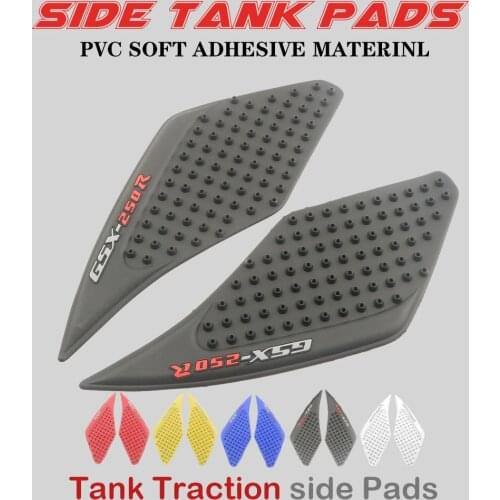 Motorcycle Anti slip Tank Pad Sticker Pad Side Gas Knee Grip Protector For for SUZUKI GSX-250R GSX250R GSX 250 R 2017-2019