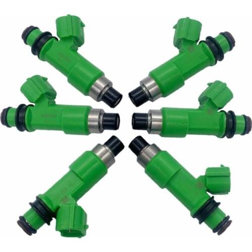 Set of 6 Fuel Injectors 16611-AA740 For Legacy Outback 10-14 Tribeca 08-14 3.6L