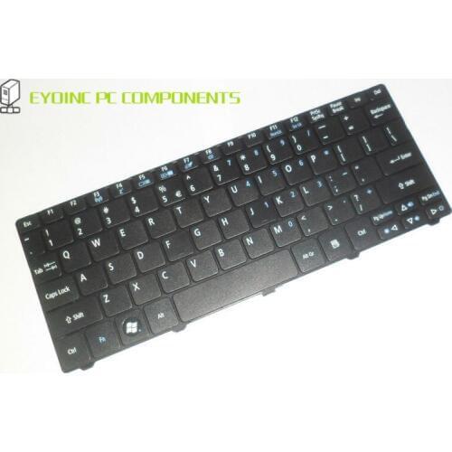 Original US Layout Keyboard Replacement for Acer Aspire One 533 AO533 PAV70 NAV70 PAV01 Black