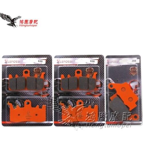 Motorcycle Front Rear Brass Alloys Brake Pads For BMW F800R F800 R 2015-2018 F800R Sport 2015