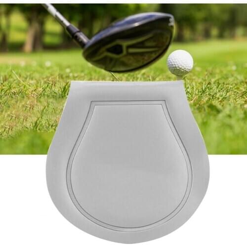 Portable Golf Ball Cleaner Portable Golf Wiper Faux Leather Compact Silver Effortless Golfball Washer Pouch Golf Accessory