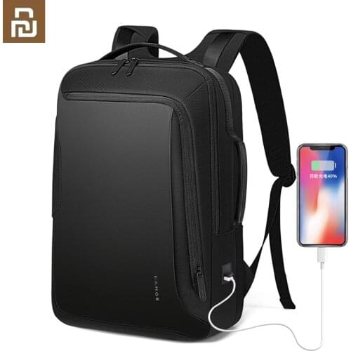 XIAOMI YOUPIN 15.6 inch Laptop Backpack For Men Water Repellent Functional Rucksack with USB Charging Port Travel Backpacks Male