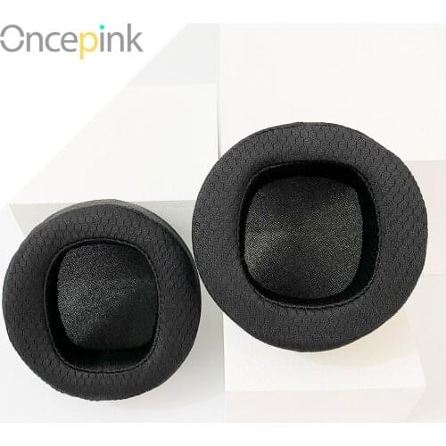 Oncepink Replacement EarPads For Bluedio T3 T3Plus T3 PLUS Headphone Breath Cloth Ear Cushion Cover Repair Parts