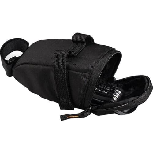 Bicycle Bag Bike Saddle Bag Waterproof Seatpost Storage Pouch Cycling Tail Rear Pannier Bag MTB Road Bike Inner Tube Typical
