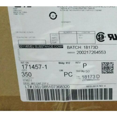 In stock Connector 171457-1 CONN HEADER VERT 21POS Terminal housings electronic components