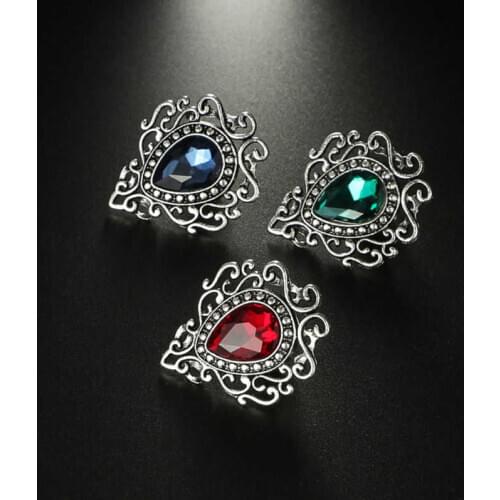 Vintage Drop Pendant Crystal Rhinestone Brooch Jewelry Brooches Women Wedding Valentines Day Jewelry Gift