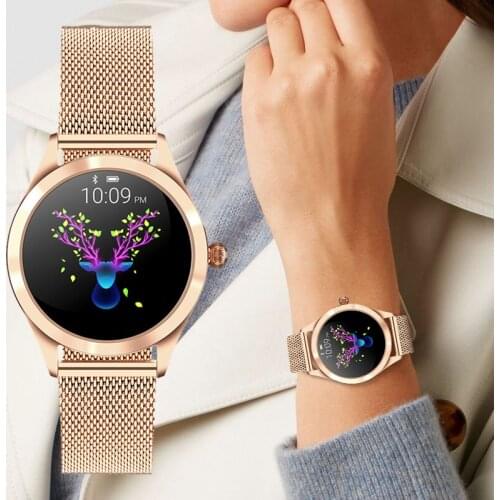 FITRACK New Women Smart Watch Waterproof Fitness Multiple Sports Mode Sleep Monitoring Bluetooth Female Watches For IOS Android